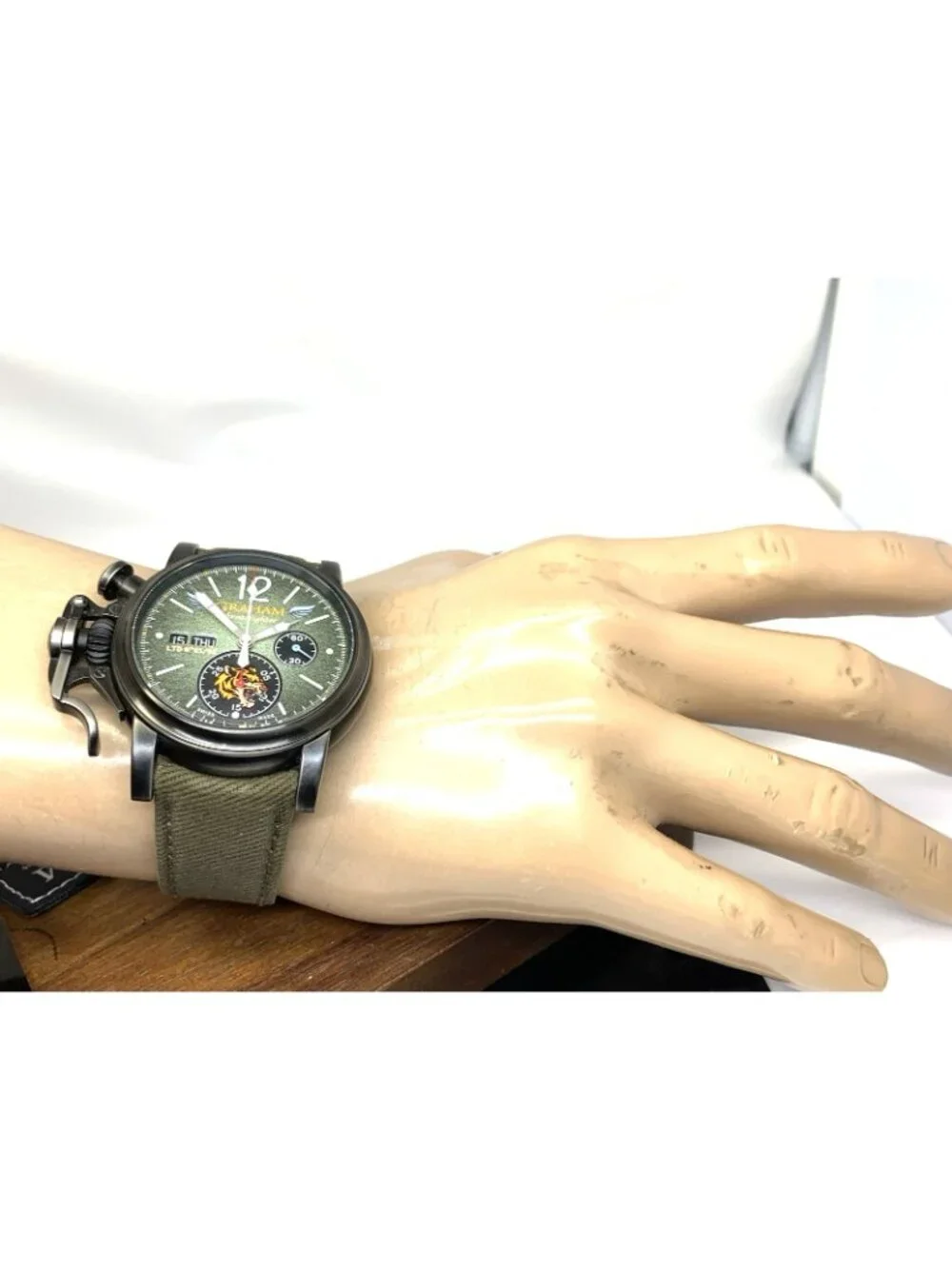 Graham Chronofighter Flying Tiger Men's Watch Swiss Automatic Limited Edition
